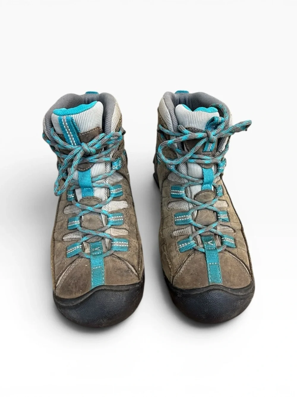 Keen Women's Targhee II Mid Waterproof Gargoyle/Caribbean Sea Women’s size 9 - Picture 3 of 13